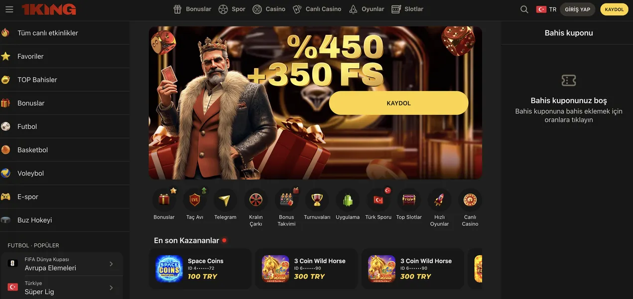 1King sadakat programı ve özel kampanyalar